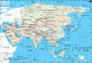 Эта загружаемая карта показывает все семь континентов, отмеченных разными цветами